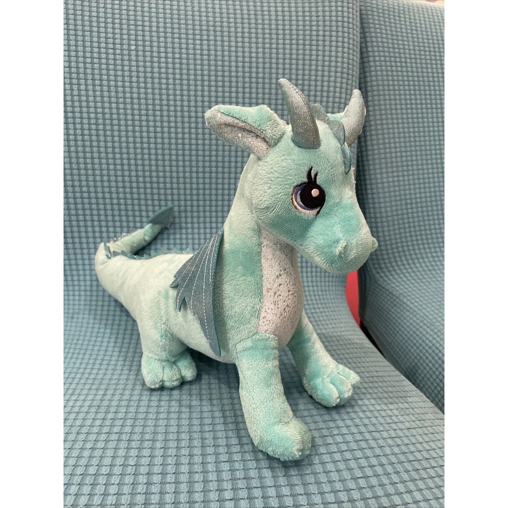 Aurora Sparkle Tales Willow The Teal Glitter Dragon Plush 12" Stuffed 2020